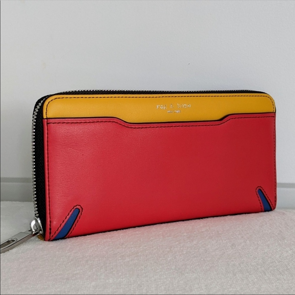 rag & bone Crosby Leather Wallet Clutch Long NWT